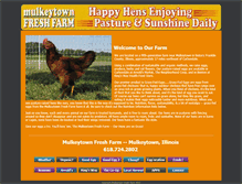 Tablet Screenshot of mulkeytownfreshfarm.com